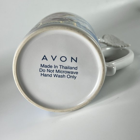 Angel Avon True Friendship Ceramic Coffee Tea Cup Mug Collectible 3D - Picture 6 of 10